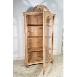 ANTICA LIBRERIA VETRINA ESPOSITRICE LEGNO CREDENZA PRIMI 1900 ARMADIO CRISTALLI