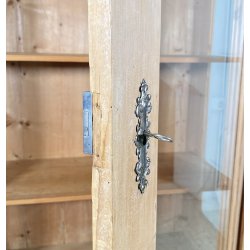 ANTICA LIBRERIA VETRINA ESPOSITRICE LEGNO CREDENZA PRIMI 1900 ARMADIO CRISTALLI