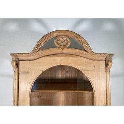 ANTICA LIBRERIA VETRINA ESPOSITRICE LEGNO CREDENZA PRIMI 1900 ARMADIO CRISTALLI