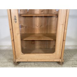 ANTICA LIBRERIA VETRINA ESPOSITRICE LEGNO CREDENZA PRIMI 1900 ARMADIO CRISTALLI