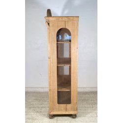 ANTICA LIBRERIA VETRINA ESPOSITRICE LEGNO CREDENZA PRIMI 1900 ARMADIO CRISTALLI