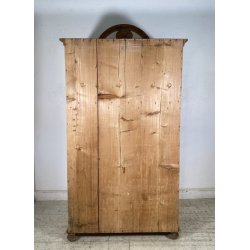 ANTICA LIBRERIA VETRINA ESPOSITRICE LEGNO CREDENZA PRIMI 1900 ARMADIO CRISTALLI