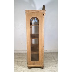 ANTICA LIBRERIA VETRINA ESPOSITRICE LEGNO CREDENZA PRIMI 1900 ARMADIO CRISTALLI