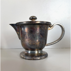 Coffee Pot DESIGN Gio Ponti F.lli Calderoni  ALPACCA ARGENTATO ART DECO' 1920