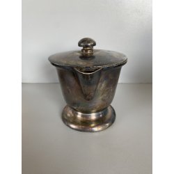 Coffee Pot DESIGN Gio Ponti F.lli Calderoni  ALPACCA ARGENTATO ART DECO' 1920