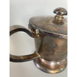 Coffee Pot DESIGN Gio Ponti F.lli Calderoni  ALPACCA ARGENTATO ART DECO' 1920