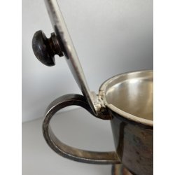 Coffee Pot DESIGN Gio Ponti F.lli Calderoni  ALPACCA ARGENTATO ART DECO' 1920