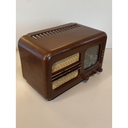 RARA PICCOLA RADIO a VALVOLE Philips MILANO BI270A BACHELITE NON FUNZIONANTE '40