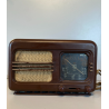 RARA PICCOLA RADIO a VALVOLE Philips MILANO BI270A BACHELITE NON FUNZIONANTE '40