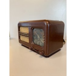 RARA PICCOLA RADIO a VALVOLE Philips MILANO BI270A BACHELITE NON FUNZIONANTE '40