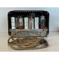 RARA PICCOLA RADIO a VALVOLE Philips MILANO BI270A BACHELITE NON FUNZIONANTE '40