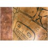 LASTRA RAME G Urso 63 PANNELLO INCISIONE FIGURE ANTROPOMORFE BRUTALISMO 120x57cm