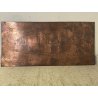 LASTRA RAME G Urso 63 PANNELLO INCISIONE FIGURE ANTROPOMORFE BRUTALISMO 120x57cm