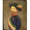 PICCOLO QUADRO DIPINTO OLIO TAVOLA RITRATTO Giuseppe Garibaldi PRODE GENERALE