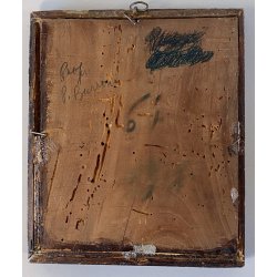 PICCOLO QUADRO DIPINTO OLIO TAVOLA RITRATTO Giuseppe Garibaldi PRODE GENERALE