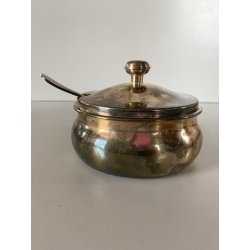 FORMAGGIERA VINTAGE FLEURON Christofle FRANCE METALLO ARGENTATO CUCCHIAINO '70