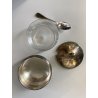 FORMAGGIERA VINTAGE FLEURON Christofle FRANCE METALLO ARGENTATO CUCCHIAINO '70