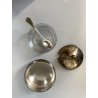 FORMAGGIERA VINTAGE FLEURON Christofle FRANCE METALLO ARGENTATO CUCCHIAINO '70