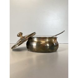 FORMAGGIERA VINTAGE FLEURON Christofle FRANCE METALLO ARGENTATO CUCCHIAINO '70