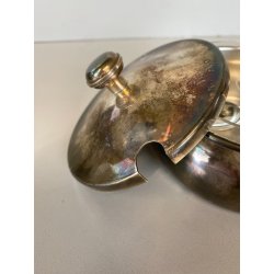 FORMAGGIERA VINTAGE FLEURON Christofle FRANCE METALLO ARGENTATO CUCCHIAINO '70