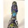 FIGURA CAMMELLO CLOISONNé CINESE OTTONE SMALTO BLU ORO VINTAGE ENAMEL CAMEL '900
