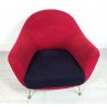 POLTRONA DESIGN ANNI 60 VIOLA FUCSIA VINTAGE ARMCHAIR FAUTEUIL MODERNARIATO OLD