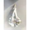 SCULTURA PORCELLANA  FIGURA BALLERINA VINTAGE STATUA DANZA STILE CAPODIMONTE '60