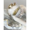 SCULTURA PORCELLANA  FIGURA BALLERINA VINTAGE STATUA DANZA STILE CAPODIMONTE '60