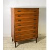 CREDENZA SETTIMANALE ANNI 50 DISPENSA ART DECÒ LEGNO HIGHBOARD VINTAGE CASSETTI