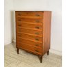 CREDENZA SETTIMANALE ANNI 50 DISPENSA ART DECÒ LEGNO HIGHBOARD VINTAGE CASSETTI