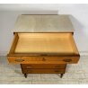 CREDENZA SETTIMANALE ANNI 50 DISPENSA ART DECÒ LEGNO HIGHBOARD VINTAGE CASSETTI