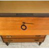 CREDENZA SETTIMANALE ANNI 50 DISPENSA ART DECÒ LEGNO HIGHBOARD VINTAGE CASSETTI