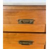 CREDENZA SETTIMANALE ANNI 50 DISPENSA ART DECÒ LEGNO HIGHBOARD VINTAGE CASSETTI