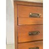 CREDENZA SETTIMANALE ANNI 50 DISPENSA ART DECÒ LEGNO HIGHBOARD VINTAGE CASSETTI