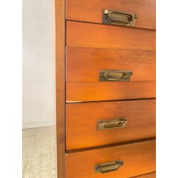 CREDENZA SETTIMANALE ANNI 50 DISPENSA ART DECÒ LEGNO HIGHBOARD VINTAGE CASSETTI