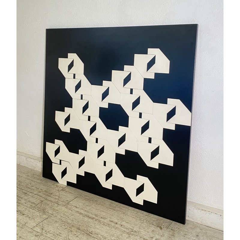 QUADRO ASTRATTO Angelo Giuseppe Bertolio ANNI 80 SCULTURA COMPOSIZIONE LEGNO