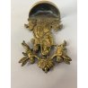 COPPIA ACQUASANTIERA PARETE MADONNA INCORONATA GESù BAMBINO PUTTI OTTONE EPOCA
