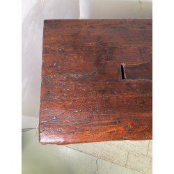 ANTICA GRANDE CREDENZA EPOCA 1700 LEGNO ABETE ANTE CASSETTI RIPIANI BANCONE OLD