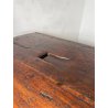 ANTICA GRANDE CREDENZA EPOCA 1700 LEGNO ABETE ANTE CASSETTI RIPIANI BANCONE OLD