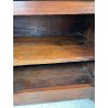 ANTICA GRANDE CREDENZA EPOCA 1700 LEGNO ABETE ANTE CASSETTI RIPIANI BANCONE OLD