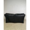 DIVANO TENTAZIONE CASSINA MARIO BELLINI VINTAGE PELLE NERA 1970 SOFA 2 POSTI