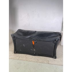 DIVANO TENTAZIONE CASSINA MARIO BELLINI VINTAGE PELLE NERA 1970 SOFA 2 POSTI