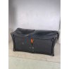 DIVANO TENTAZIONE CASSINA MARIO BELLINI VINTAGE PELLE NERA 1970 SOFA 2 POSTI
