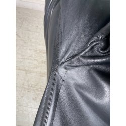 DIVANO TENTAZIONE CASSINA MARIO BELLINI VINTAGE PELLE NERA 1970 SOFA 2 POSTI