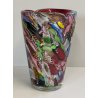 VASO Tutti Frutti VETRO MURANO DESIGN attr. Dino Martens Seguso ANNI 50 Red Vase