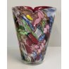 VASO Tutti Frutti VETRO MURANO DESIGN attr. Dino Martens Seguso ANNI 50 Red Vase