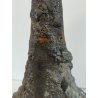 VASO SCULTURA BRUTALISTA Ceramica Fat Lava GIALLO epoca '900 Old Ceramic Vase