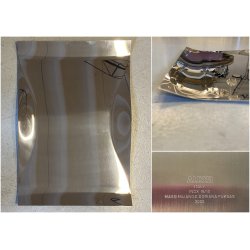 VASSOIO MAO-MAO DESIGN Massimiliano e Doriana Fuksas ALESSI ACCIAIO INOX 55x39cm
