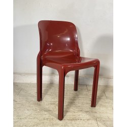 COPPIA SEDIE Vico Magistretti MOD. Selene PER Artemide ANNI 70 ABS CHAIRS DESIGN