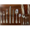 SERVIZIO 12 pers POSATE ARGENTATE Christofle Albi MIDCENTURY LUXURY CURTLERY